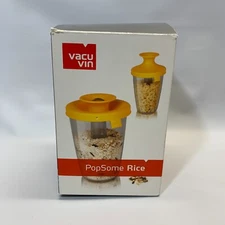 Vacu Vin PopSome Container w/ Silicone Lid Airtight Perfect For Rice/Sugar - NEW