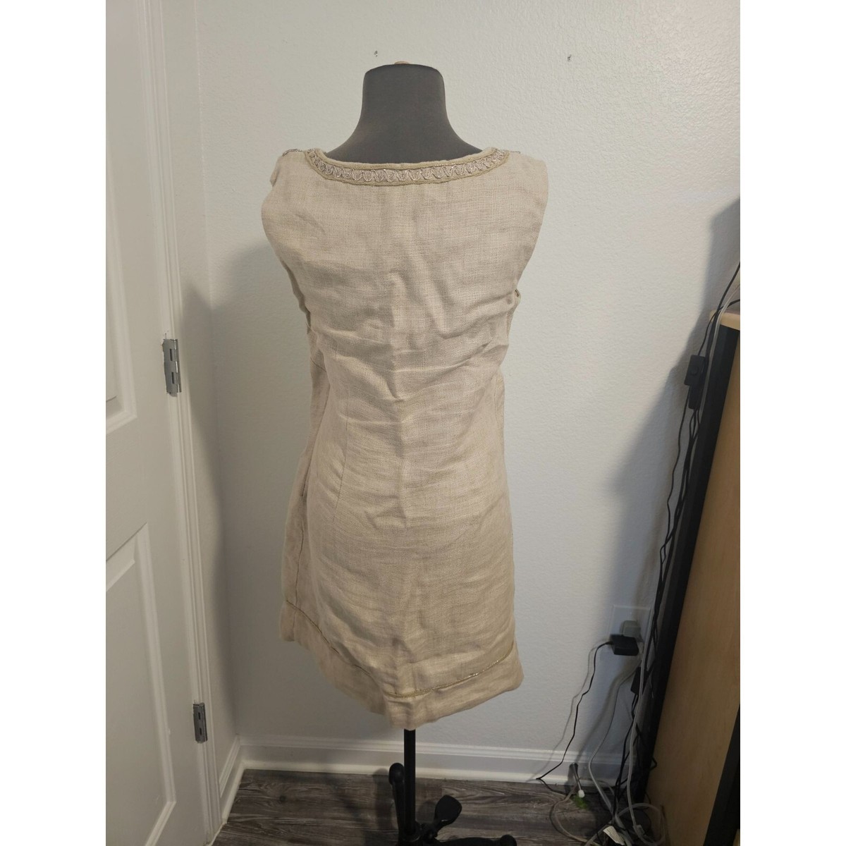 loft cream dress Marcella | Loft Sleeveless Dress in Cream | Women's Size XL | Organic Cotton