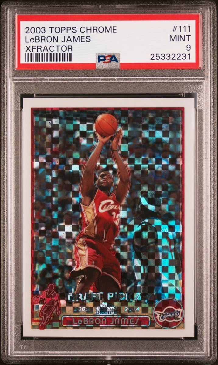 NBA カード Lebron James Topps Chrome PSA9 2024-25 Topps Chrome Lebron James #BOD-1 Pink Refractor