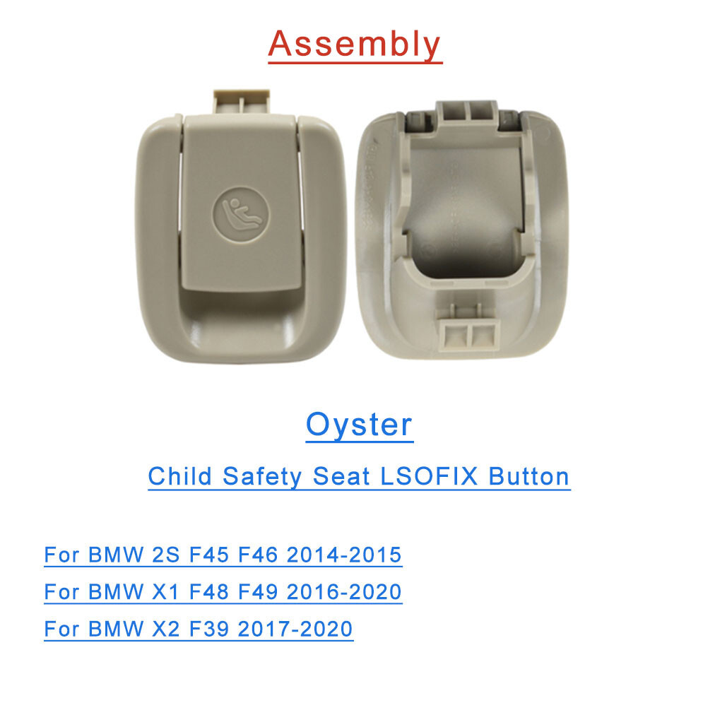 Oyster Rear Child Seat Anchor ISOFix Cover For BMW 2 Series X1 X2 F45