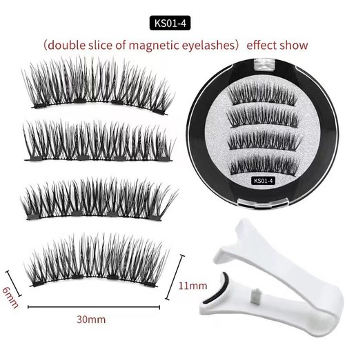 1-4Set Magnetic Eyelashes Kit - Reusable False Lashes Natural Look Waterproof - Picture 13 of 18