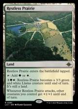 MTG Restless Prairie (281/491) The Lost Caverns of Ixalan LP