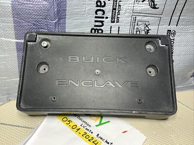 2013-2017 Buick Enclave Front License Plate Black Bracket 22757026