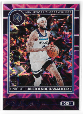 2024-25 NBA Hoops Purple Explosion #198 Nickel Alexander-Walker 55/100 Minnesota