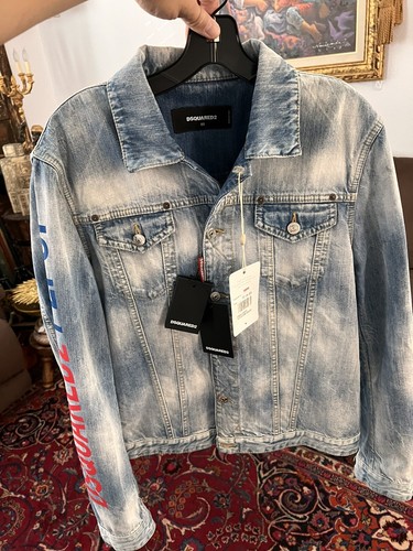 NWT Dsquared2 x PEPSI Dan Jean Jacket Wash Blue Cotton Size 50 IT 100% Authentic | eBay