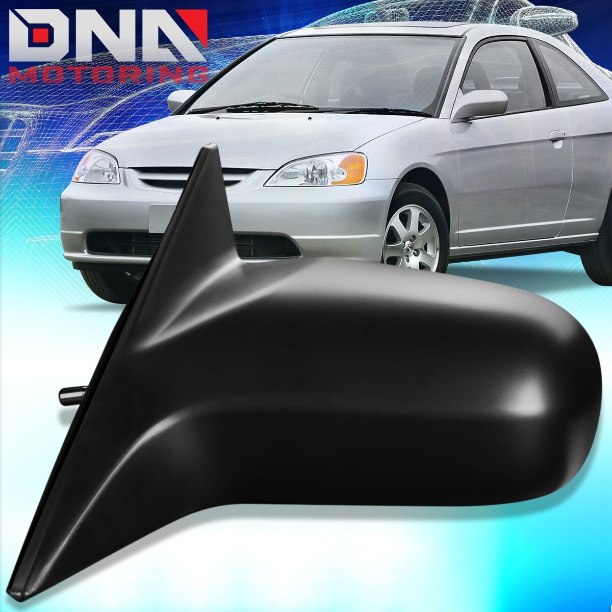 FOR 2001-2005 HONDA CIVIC 2DR OE STYLE MANUAL LEFT SIDE DOOR