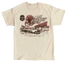 Vintage The Red Clay Strays Rock Tour 2025 short sleeve sand color shirt KV35181