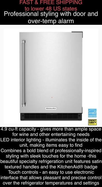 kitchenaid compact fridge