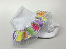 SUPER CUTE EASTER BUNNY RUFFLED SOCKS