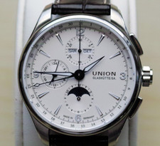 UNION GLASHÜTTE Belisar Mondphase Chronograph Ref. D014.425.16.017.00  NEU