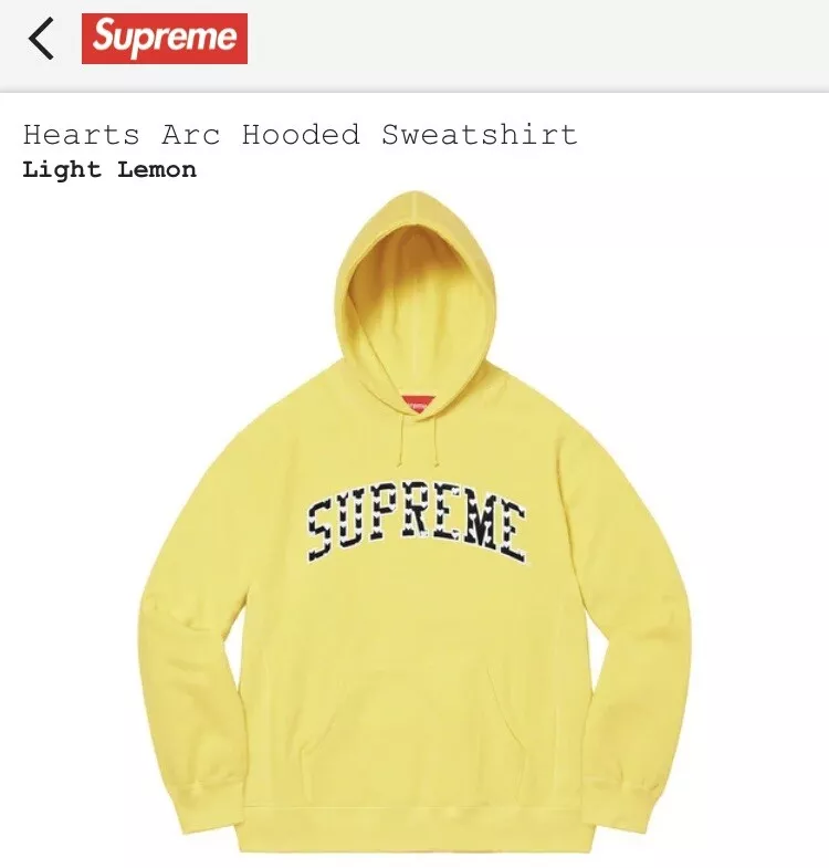 Supreme Hearts Arc Hoodie