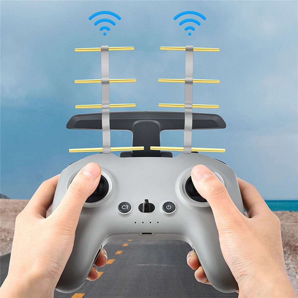Antenna Signal Booster Enhanced Signal Gray Copper Rod 2.4GHZ for DJI FPV