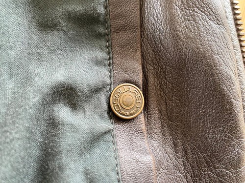 Original DSQUARED2 Lederjacke (Bomberjacke) Gr. 50 dunkelbraun - Bild 10 von 13