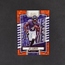 2023 Absolute Orange Mosaic Zay Flowers /299 #111 Rookie RC Ravens SP 