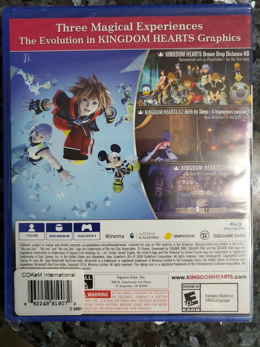 NEW Sealed Kingdom Hearts HD 2.8 Final Chapter Prologue NEW Sealed Kingdom Hearts HD 2.8 Final Chapter Prologue