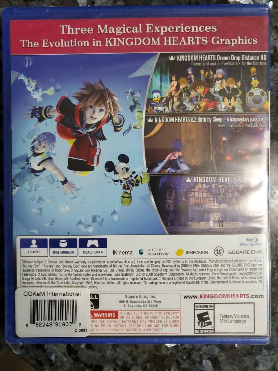 NEW Sealed Kingdom Hearts HD 2.8 Final Chapter Prologue (Limited Edition?)  PS4