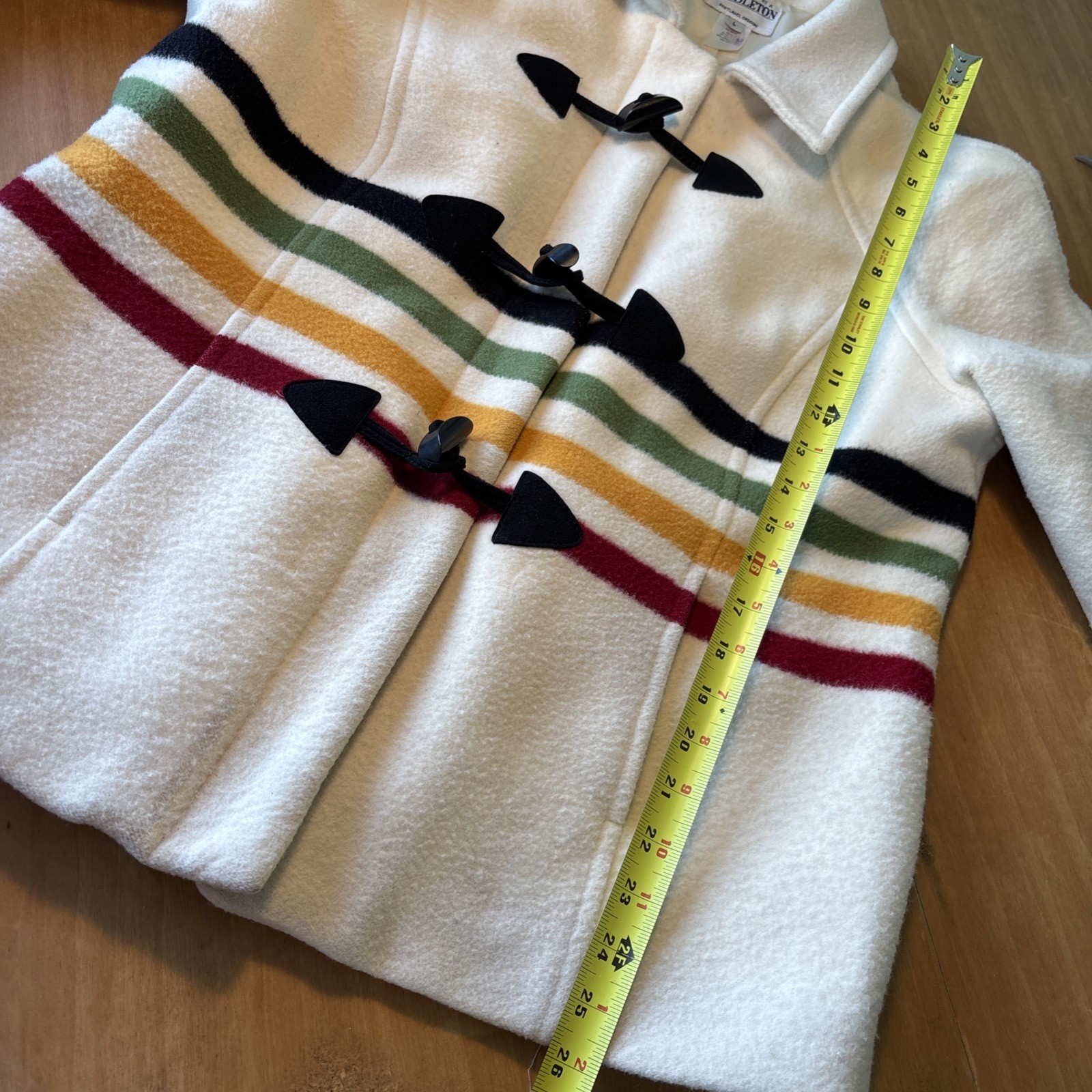 24 Pendleton Classic toggle closure jacket Coat  … - image 7