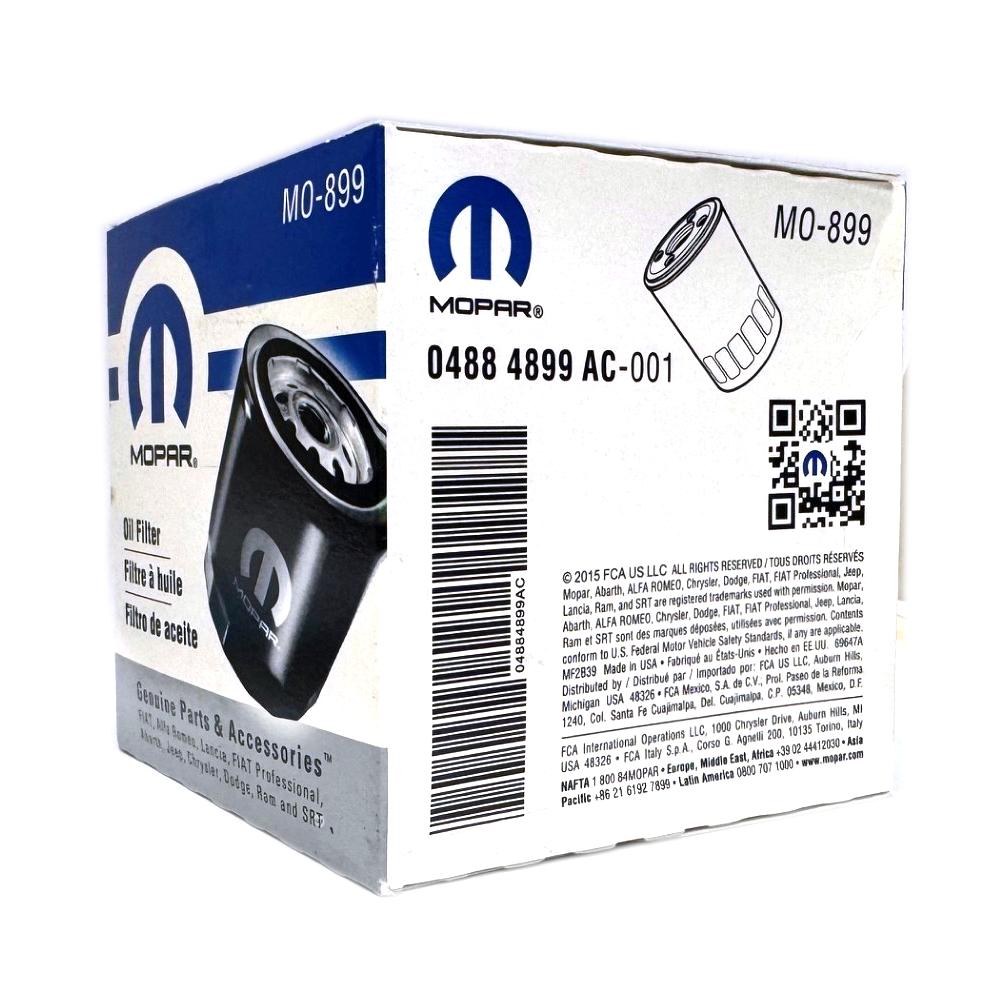 Genuine OEM Mopar MO-899 Engine Oil Filter 4884899AC Dodge Ram
