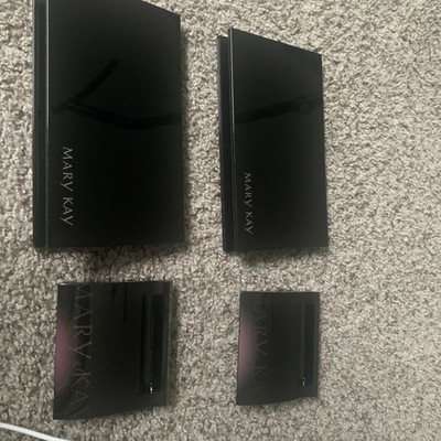 Lot of 4 Mary Kay Pro Palette Black (refillable) Customizable Compacts
