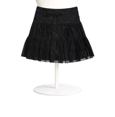 NWOT 2 hip Girls Active Black Tiered Flowy Skort With Elastic Waistband Size 8