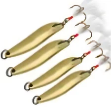 10pcs 5g-21g Fishing Lures Metal Spinner Baits Bass Tackle Crankbait Spoon Trout