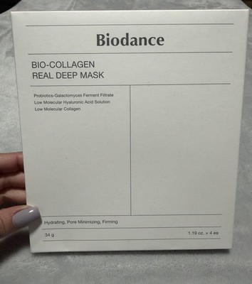 BIODANCE Bio-Collagen Real Deep Mask, Hydrating Overnight Hydrogel Mask. 4 ea.