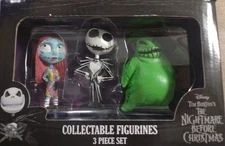 NIB Disney Nightmare Before Christmas 3” Figures Set Jack Oogie Boogie Sally