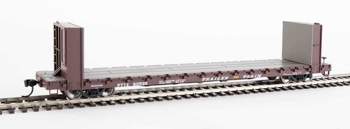 Walthers HO 60' mampara flatcar TT Brn #90595 910-5818 | Zustand: New