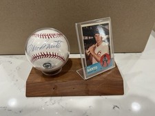BEAUTIFUL Ron Santo AUTOGRAPHED Rawlings Baseball, Chicago Cubs, NICE-LOOK!