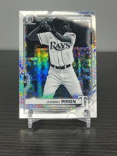 Jhonny Piron 2023 Bowman Chrome 1st Bowman Black & White Mini-Diamond Refractor 