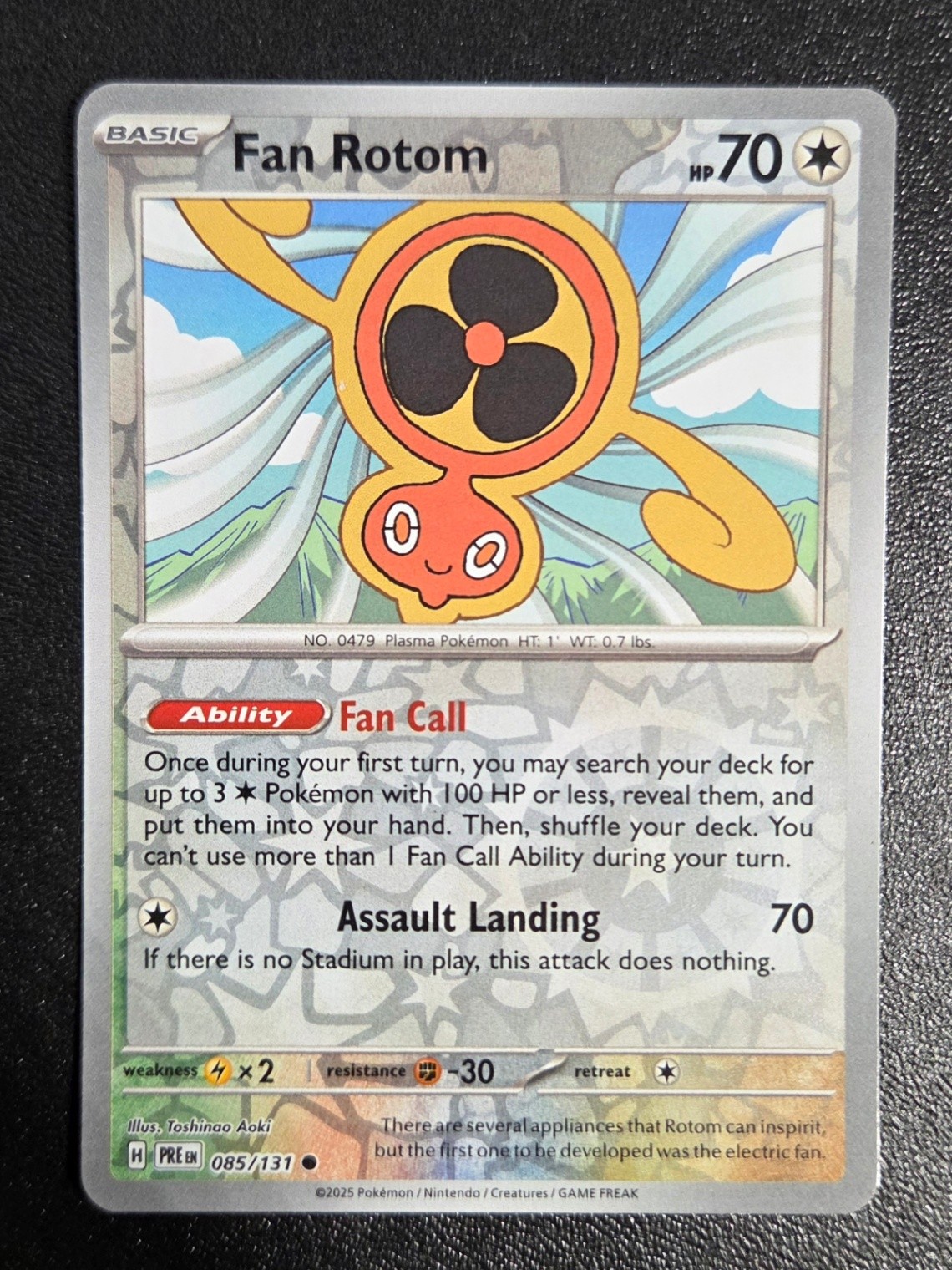 Fan Rotom Common SV: Prismatic Evolutions 085/131 NM