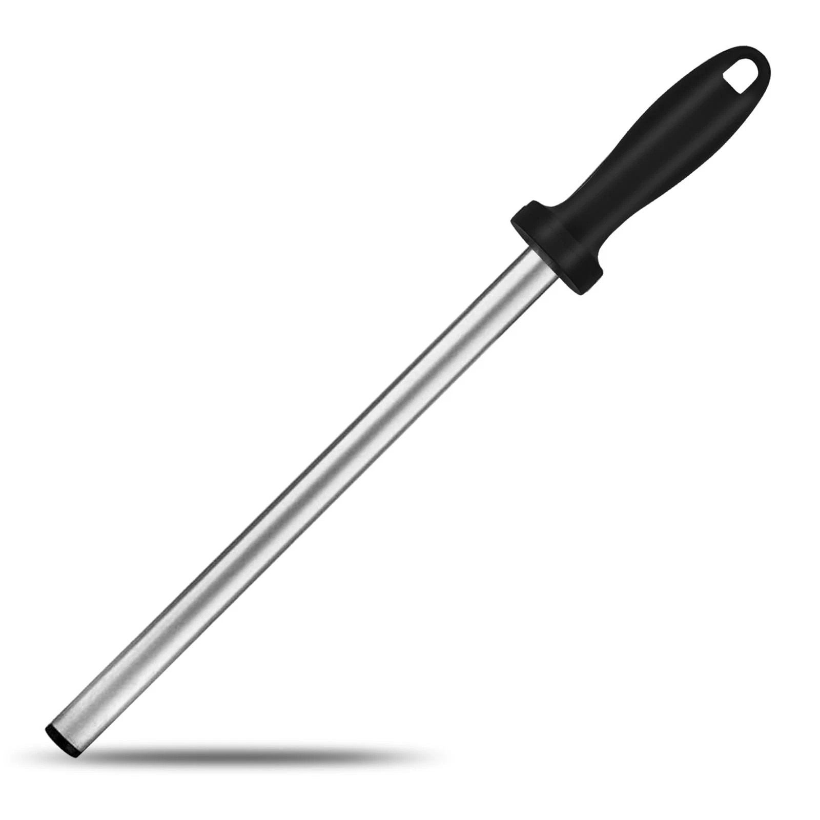 12 Inch Diamond Honing Steel,Professional Knife Sharpener Rod, Kitchen Knife ...