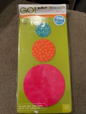 Accuquilt GO! Fabric Cutting Die 2", 3", 5" in one NEW