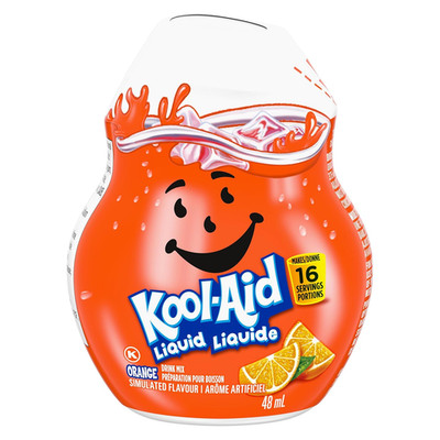 Orange Liquid Drink Mix, 48Ml/1.6 Fl.Oz., {Imported from Canada}