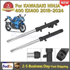Front Shock Absorber Fork Suspension Set For Kawasaki Ninja 400 EX400 2018-24