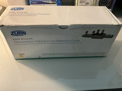 ZURN WILKINS DOUBLE CHECK BACKFLOW PREVENTER   VALVE #1-350XL