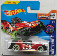 Hot Wheels Voltage Spike Rot/Schwarz Hw Glow Wheels Neu/Ovp Spielzeugauto Mattel