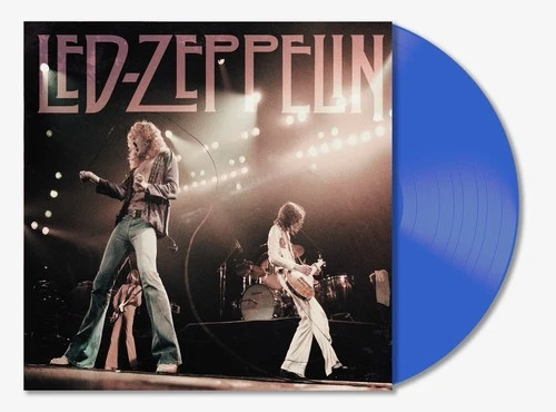 Led Zeppelin Live In Europe 1969 on Blue Vinyl LP. Limited To 500. New Release.