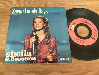 7'' Pop Sheila B. Devotion - Seven Lonely Days (2 Song) CARRERE FRANCE