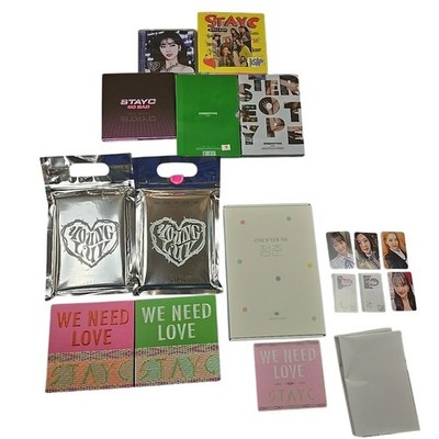 Stayc Girl K-pop Albums (Lot Of 11) + 6 Photo Cards