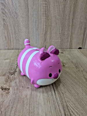 Grinsekatze Spardose rosa groß Sparschwein Disney Tsum Tsum Clinton s Keramik