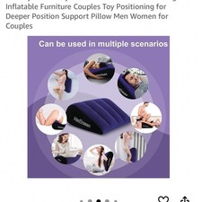NaEnsen Inflatable Wedge Pillow Unisex OS Purple New Positioning Support Cushion