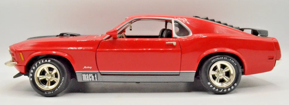 1:18 1970 Ford Mustang Mach 1, RED by Ertl - Image 2 of 4