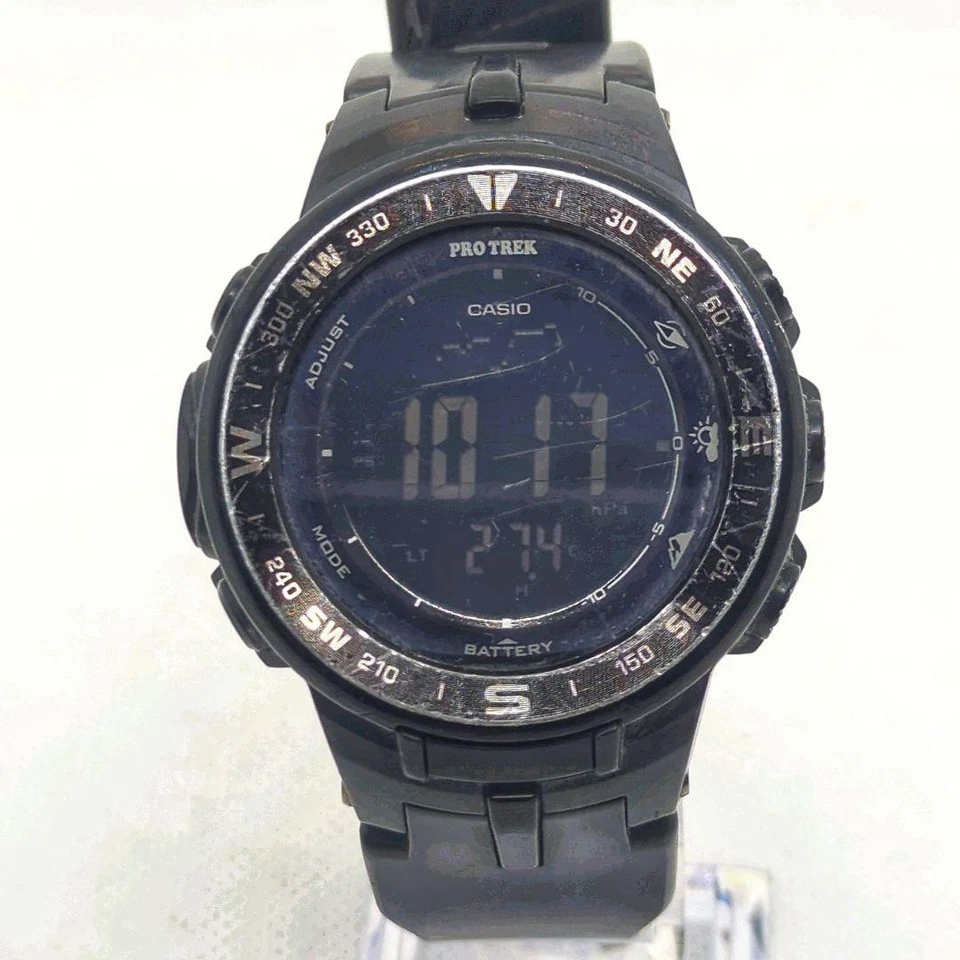 Casio PROTREK PRG 330 1AJF Tough Solar Watch Compass Barometer Altimeter - image 2 of 4