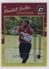 2016 Donruss Optic Rookies Red & Yellow Kendall Fuller #127 15sx