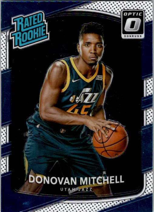 2017-18 Donruss Optic Donovan Mitchell RC 188 Utah Jazz