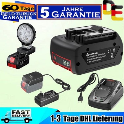 9.0Ah 18V Universal Akku Ladegerät Arbeitsleuchte für Bosch BAT618 BAT609 BAT620