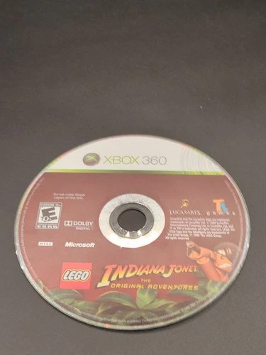 LEGO Indiana Jones The Original Adventures - Xbox 360 - Authentic - Loose Disc