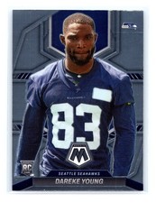 2022 Panini Mosaic Football #349 Dareke Young Rookie RC Seattle Seahawks