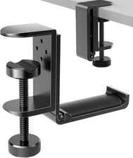 New Foldable Headphone Stand Hanger Holder Aluminum Headset Soundbar Stand Clamp